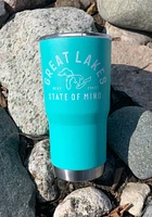 Michigan Great Lakes State of Mind 20oz Stainless Steel Tumbler - Teal