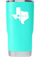 Texas Lone Star State of Mind 20oz Stainless Steel Tumbler - Teal