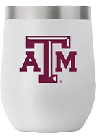 Texas A&M Aggies Team Logo 12oz Stemless Wine Stainless Steel Stemless - Grey