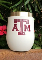 Texas A&M Aggies Team Logo 12oz Stemless Wine Stainless Steel Stemless - Grey