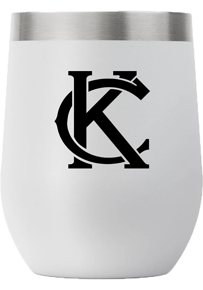Kansas City KC Interlock 12oz Stemless Wine Stainless Steel Stemless - Grey
