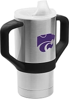 K-State Wildcats Team Logo 8oz Stainless Steel Stainless Steel Bottle - Black