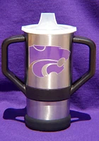 K-State Wildcats Team Logo 8oz Stainless Steel Stainless Steel Bottle - Black