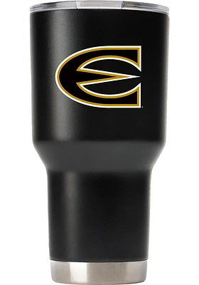 Emporia State Hornets Team Logo 30oz Stainless Steel Tumbler - Black