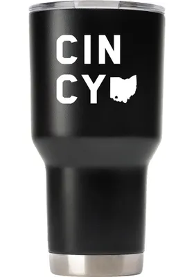 Cincinnati City 30oz Stainless Steel Tumbler - Black