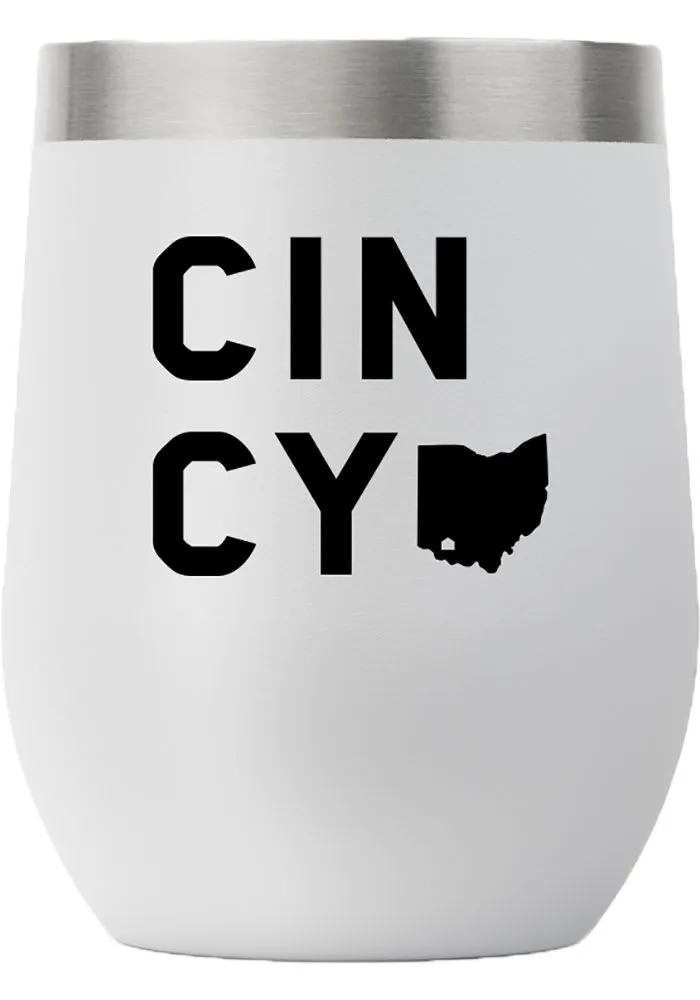 Cincinnati City 12oz Stemless Stainless Steel Stemless