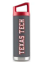 Texas Tech Red Raiders 16 oz Bottle Stainless Steel Bottle - Grey