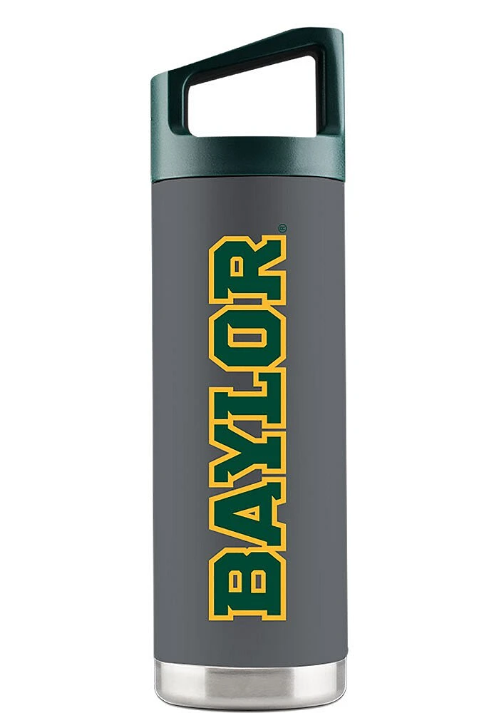 Baylor Bears 16 oz Bottle Stainless Steel Bottle - Grey