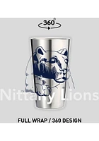 Penn State Nittany Lions 16 oz Stainless Steel Pint Glass - Grey