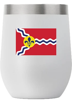 St Louis 12 oz Stemless Stainless Steel Stemless - Grey
