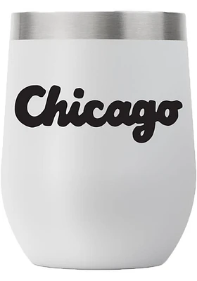 Chicago 12 oz Stemless Stainless Steel Stemless - Grey
