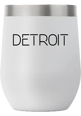 Detroit City 12oz Stemless Stainless Steel Stemless - Grey