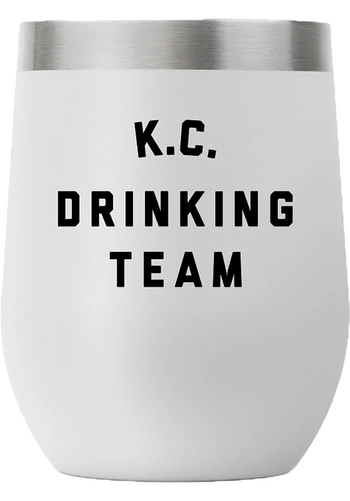 Kansas City City 12 oz Stemless Stainless Steel Stemless - Grey