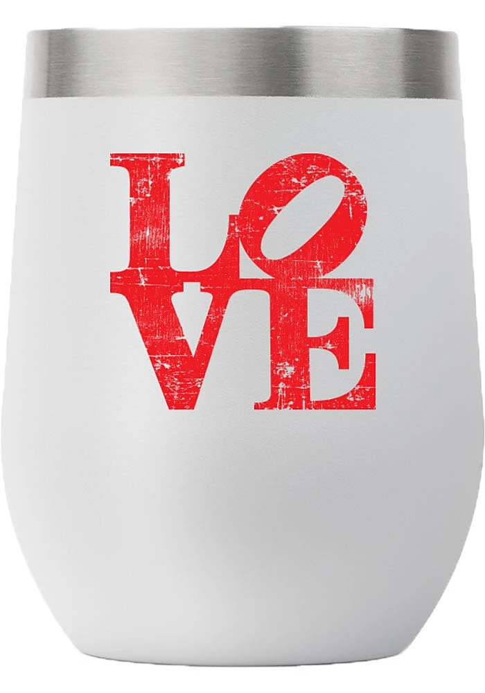 Philadelphia City 12oz Stemless Stainless Steel Stemless - Grey