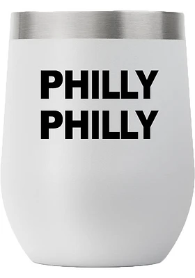 Philadelphia City 12 oz Stemless Stainless Steel Stemless - Grey