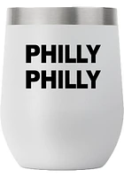 Philadelphia City 12 oz Stemless Stainless Steel Stemless - Grey