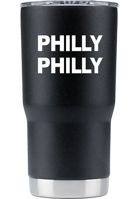 Philadelphia City 20oz Stainless Steel Tumbler - Black