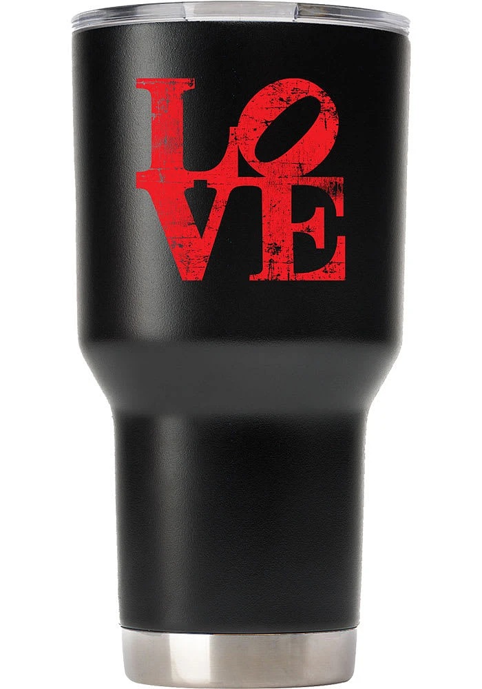 Philadelphia City 30oz Stainless Steel Tumbler - Black