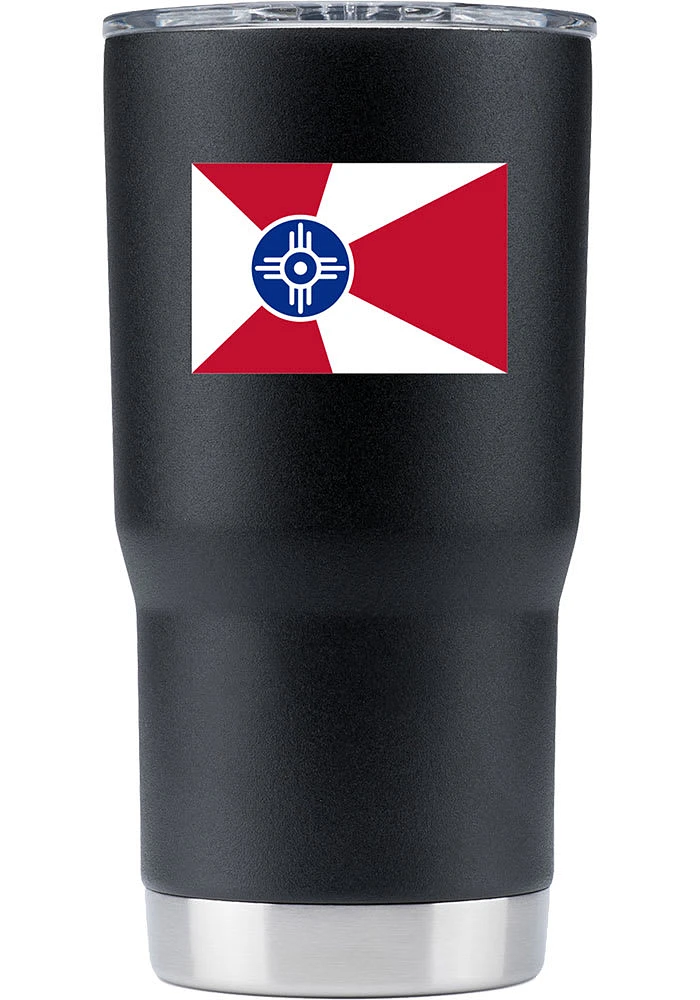 Wichita City 20oz Stainless Steel Tumbler - Black