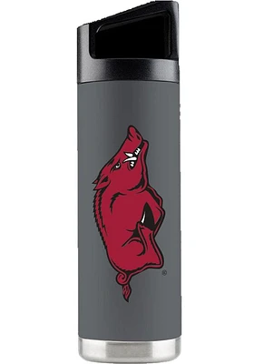 Arkansas Razorbacks 16oz Bottle Stainless Steel Bottle - Grey