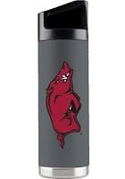 Arkansas Razorbacks 16oz Bottle Stainless Steel Bottle - Grey