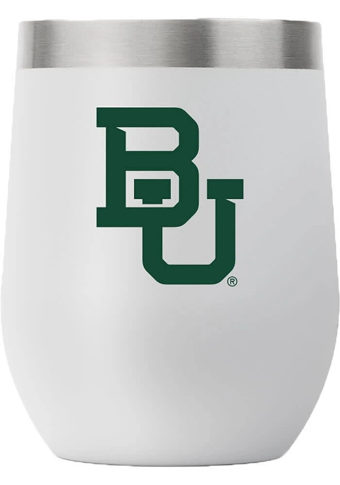 Baylor Bears Team Logo 12oz Stemless Stainless Steel Stemless - Grey