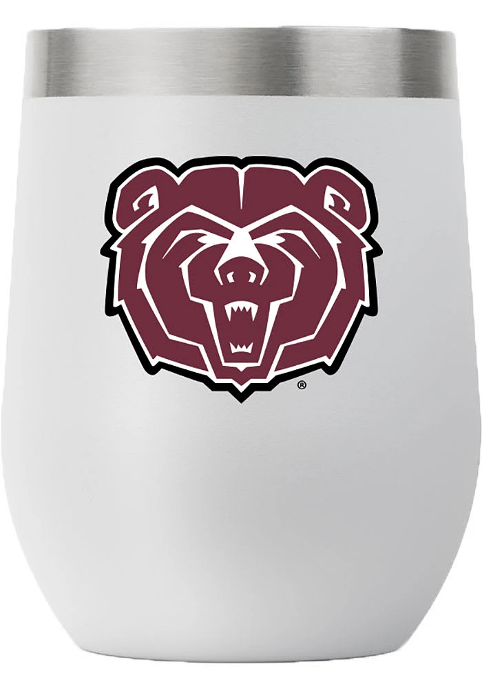 Missouri State Bears Team Logo 12oz Stemless Stainless Steel Stemless - Grey