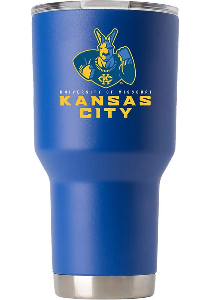 UMKC Roos Team logo 30oz Stainless Steel Tumbler - Yellow