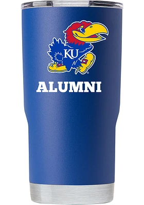 Kansas Jayhawks Team Logo 20oz. Design Stainless Steel Tumbler - Blue