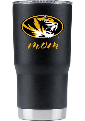 Missouri Tigers Team Logo 20 oz Stainless Steel Tumbler - Black