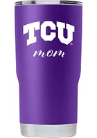 TCU Horned Frogs Team Logo 20oz Stainless Steel Tumbler - Purple