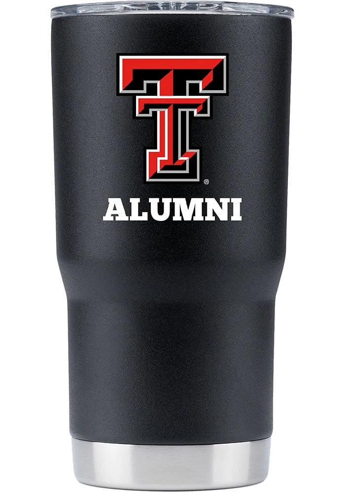Texas Tech Red Raiders Team Logo 20 oz. Stainless Steel Tumbler - Black