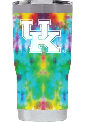 Kentucky Wildcats Tie Dye 20oz Stainless Steel Tumbler - White