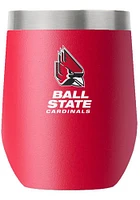 Ball State Cardinals 12oz Stainless Steel Stemless -