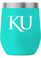Kansas Jayhawks Team Logo 12oz Stemless Stainless Steel Stemless -