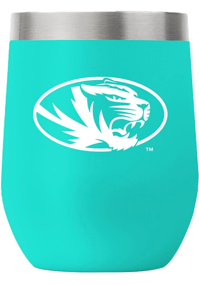 Missouri Tigers Team Logo 12oz Stemless Stainless Steel Stemless -