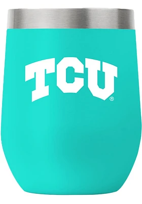 TCU Horned Frogs Team Logo 12oz Stemless Stainless Steel Stemless -