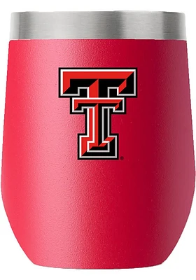 Texas Tech Red Raiders Team Logo 12oz Stemless Stainless Steel Stemless - Red