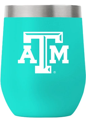 Texas A&M Aggies Team Logo 12oz Stemless Stainless Steel Stemless -