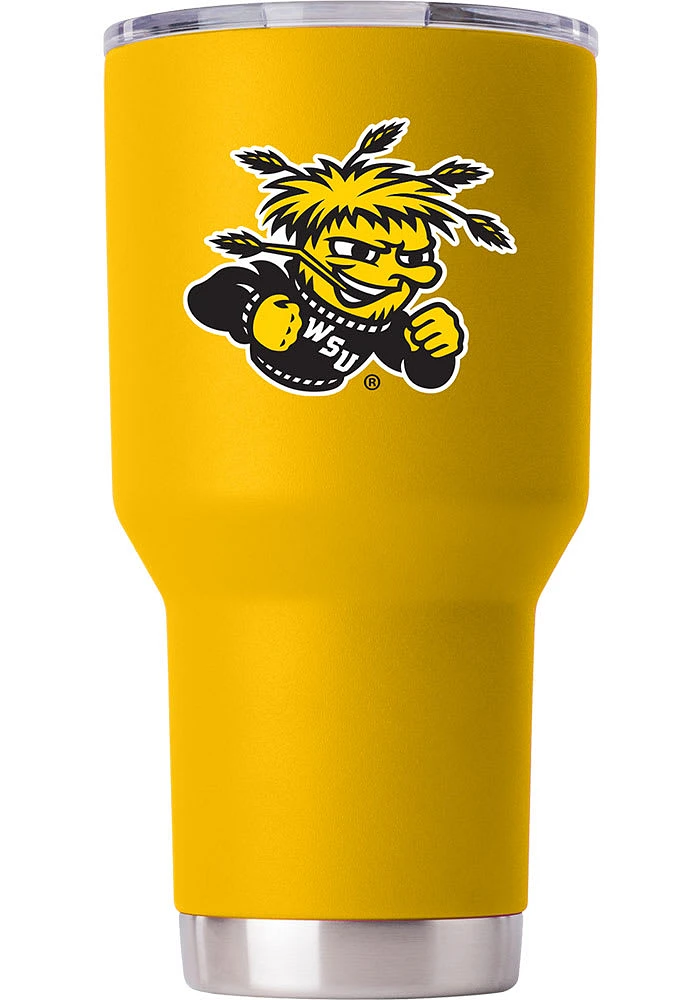 Wichita State Shockers Team Logo 30oz Stainless Steel Tumbler