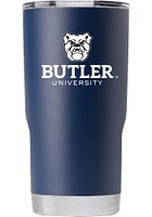 Butler Bulldogs Team Logo 20oz Stainless Steel Tumbler - Navy Blue