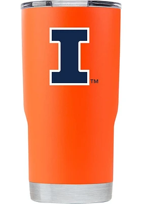 Illinois Fighting Illini Team Logo 20oz Stainless Steel Tumbler