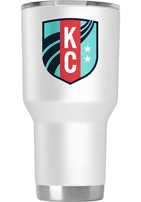 KC Current 30 oz White Stainless Steel Tumbler - White