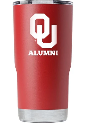 Oklahoma Sooners 20 oz Alumni Stainless Steel Tumbler - Red