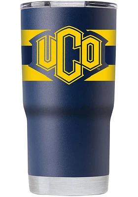 Central Oklahoma Bronchos 20oz Stripe Stainless Steel Tumbler -
