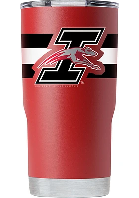 Indianapolis Greyhounds 20oz Stripe Stainless Steel Tumbler -