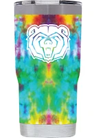 Missouri State Bears Tie Dye 20oz Stainless Steel Tumbler - White