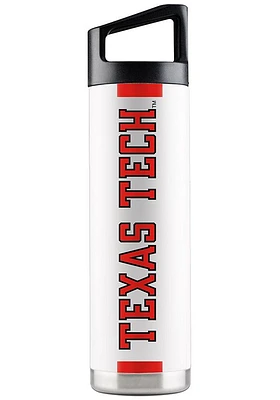 Texas Tech Red Raiders 22 oz White Stainless Steel Bottle