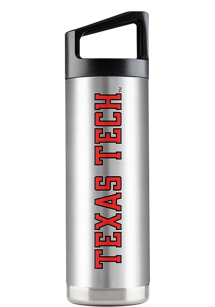Texas Tech Red Raiders 16 oz SS Stainless Steel Bottle - Grey