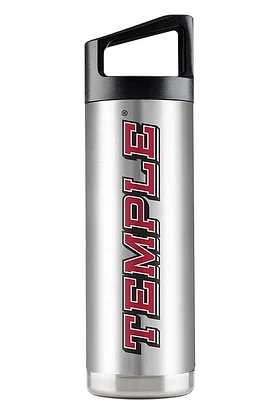 Temple Owls 16 oz SS Stainless Steel Bottle - Grey